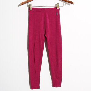 Smartwool Kids' Classic Thermal Merino Base Layer Bottom Festive Fuchsia Heather
